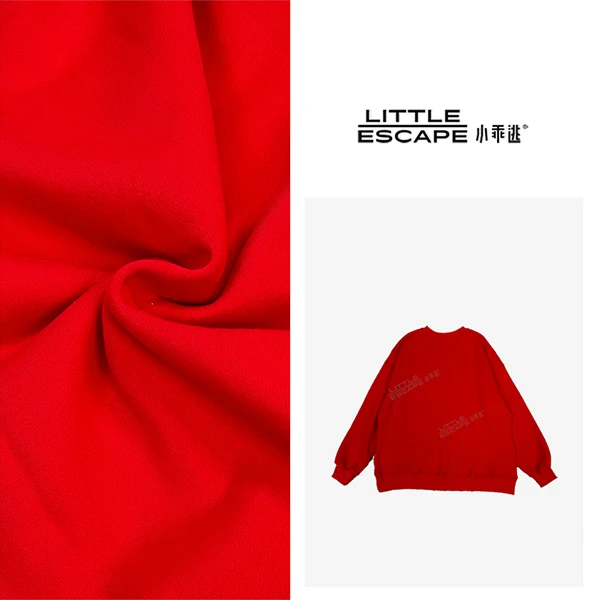 小乖逃D新款三色PG卫衣长袖山水画图案圆领231177