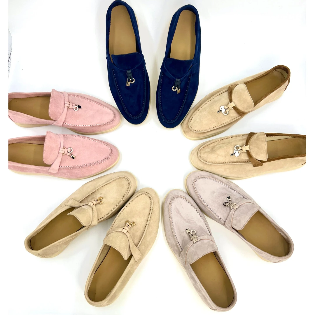 Bonavien秋季新款乐福鞋司机鞋增高女鞋休闲运动舒适单鞋婆婆鞋