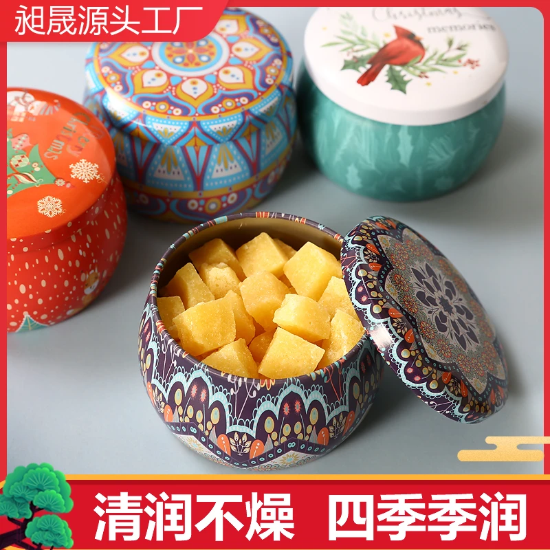 【厂家直销】手工熬制梨膏糖清凉爽口薄荷味糖休闲零食110g罐
