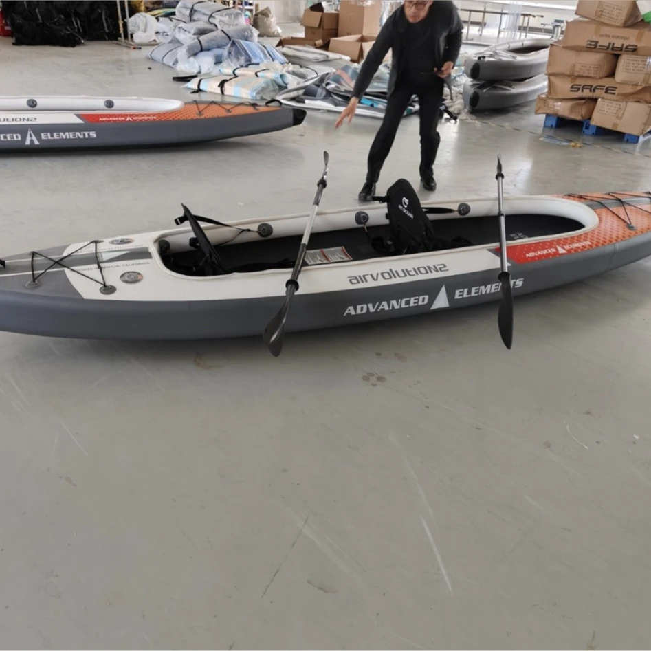 出口美国大品牌ADVENCED ELEMENTS充气皮划艇独家专利更接近硬艇