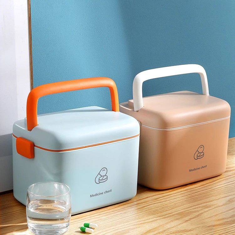 大号医疗箱家用药箱家庭装大容量多层北欧医药箱急救箱收纳整理箱