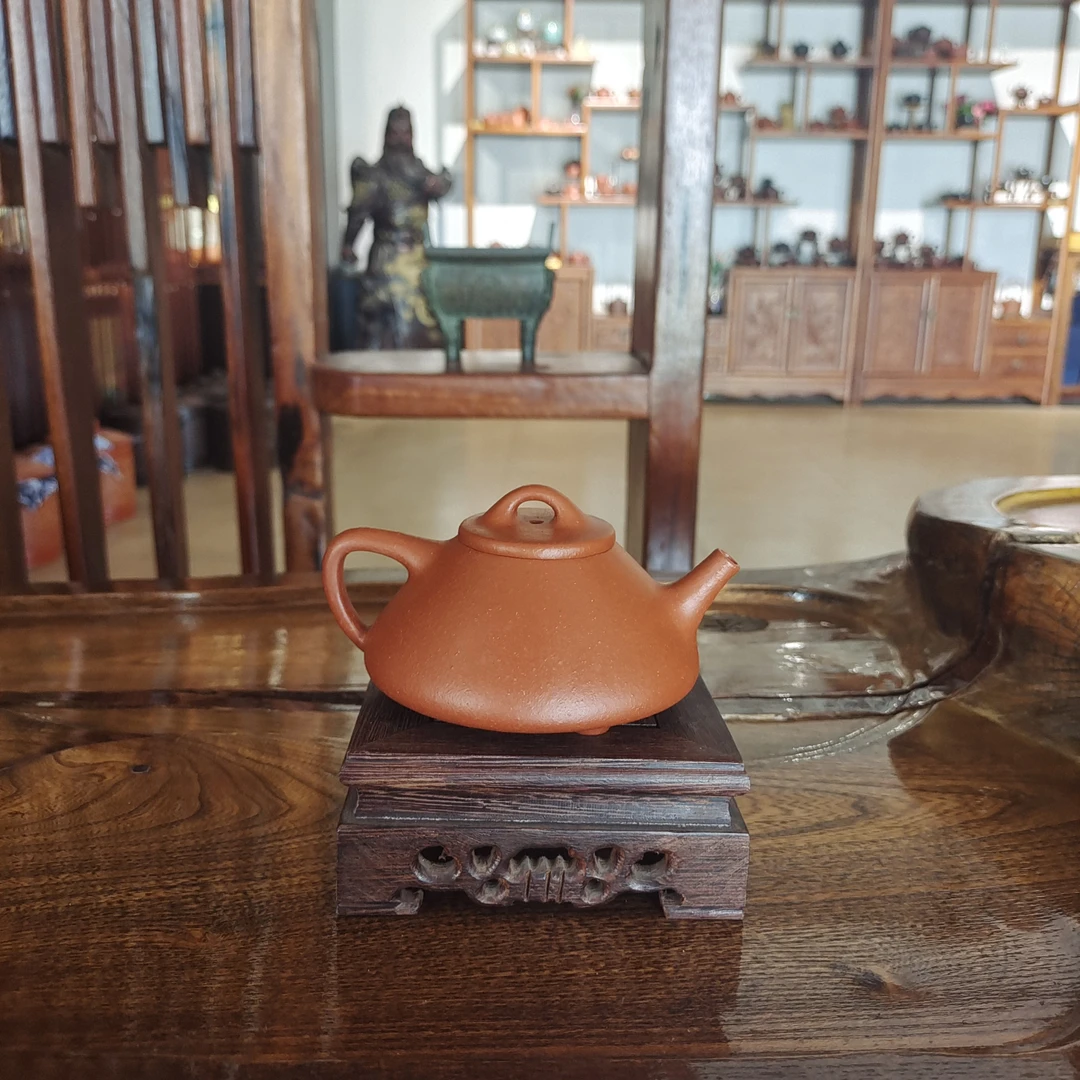 喀左原矿紫砂粗沙红泥子冶石瓢