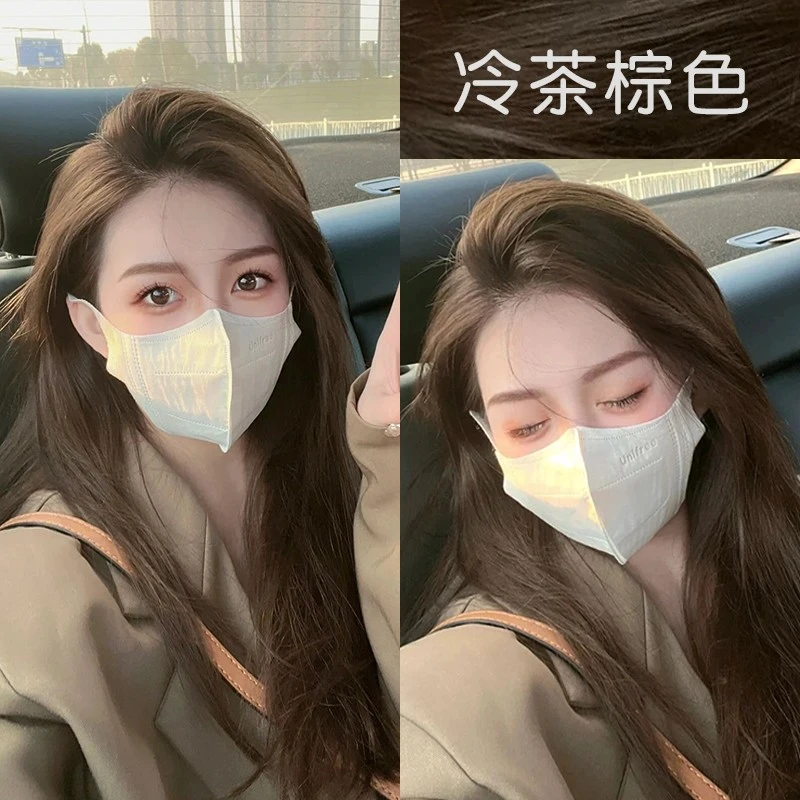 冷茶棕色染发膏显白减龄2023流行新款家用自染头剂膏男女植物纯正