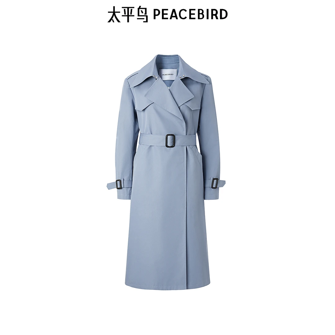 【粉丝专享】太平鸟女装2024年新款品质长款风衣A1BEE1384