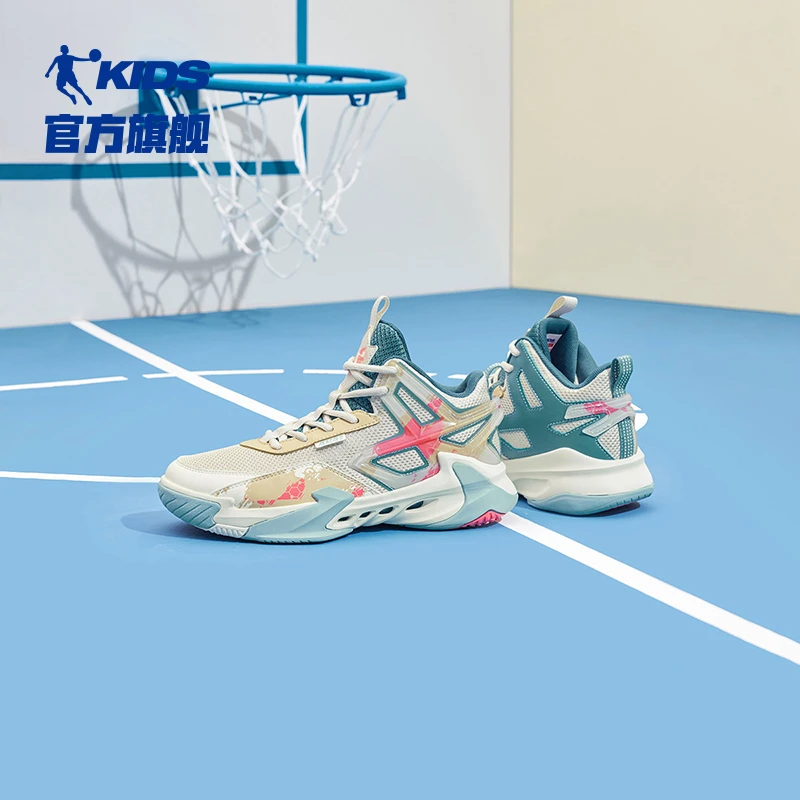 磨砺2025中国乔丹MD大底篮球鞋时尚秋夏透气潮鞋减震网面轻便