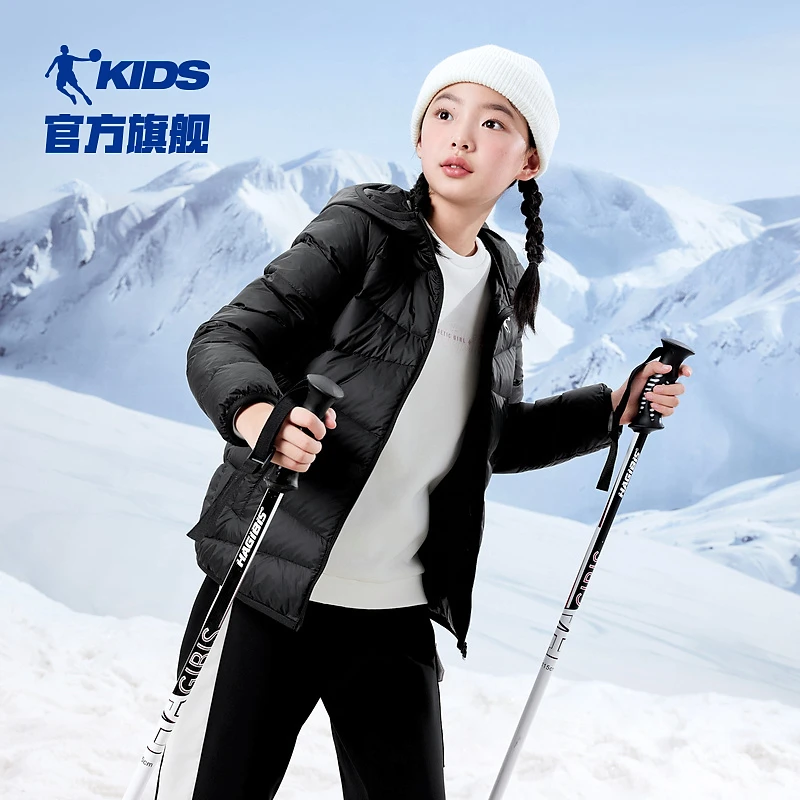 [超轻科技]中国乔丹儿童梭织羽绒服梭织加厚冬季童中性中大童童装