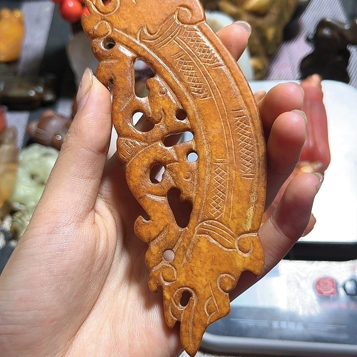 紫金钵盂菩提把件