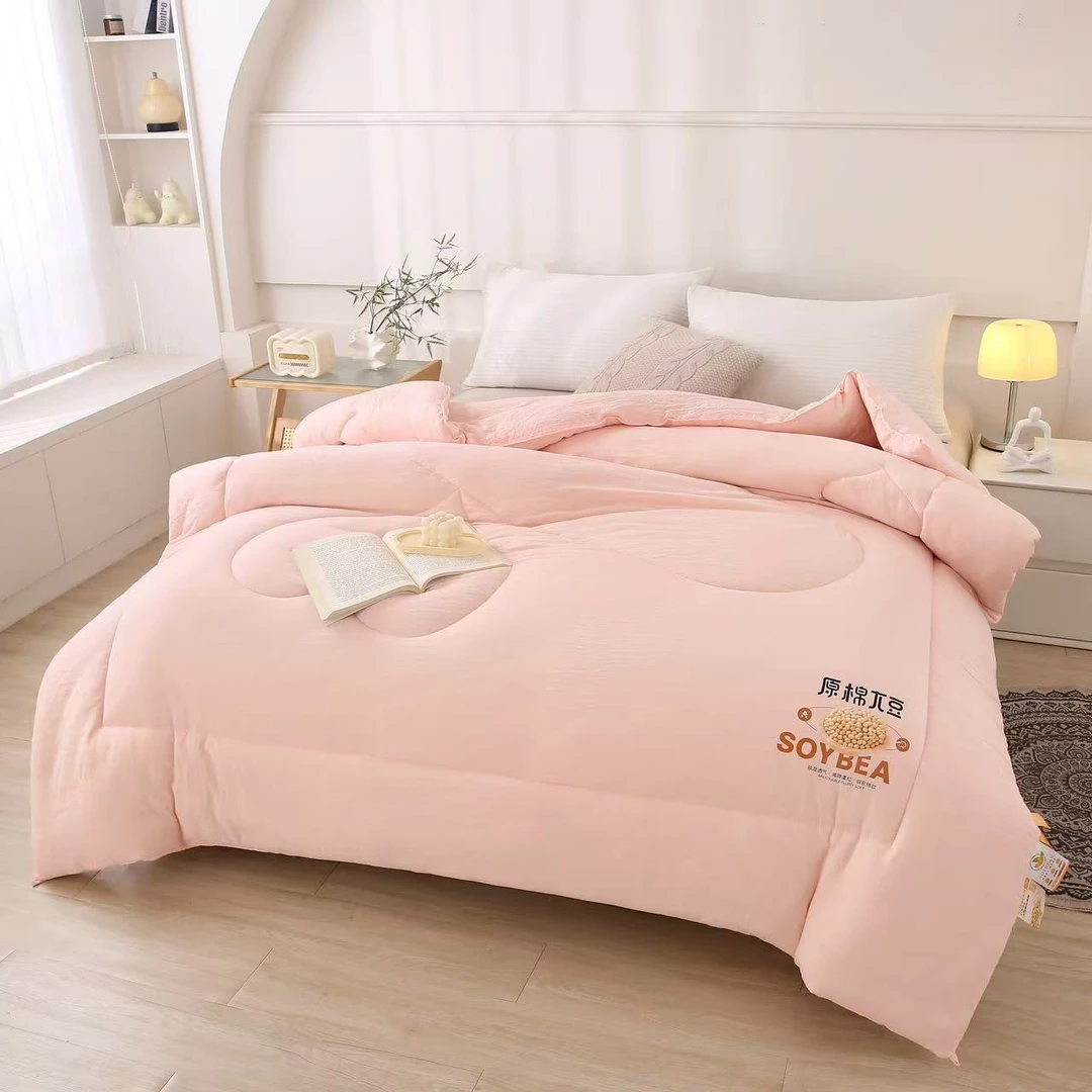 新疆水洗棉原棉大豆蛋白纤维被