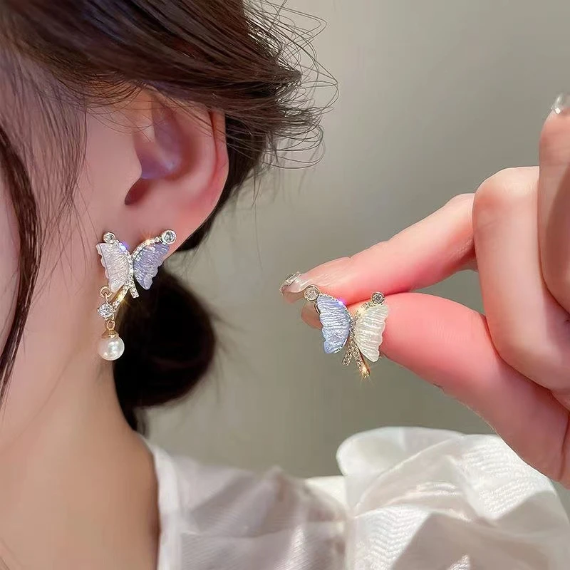 铜合金耳饰 不对称耳环女新款潮小众设计轻奢耳饰 N0366