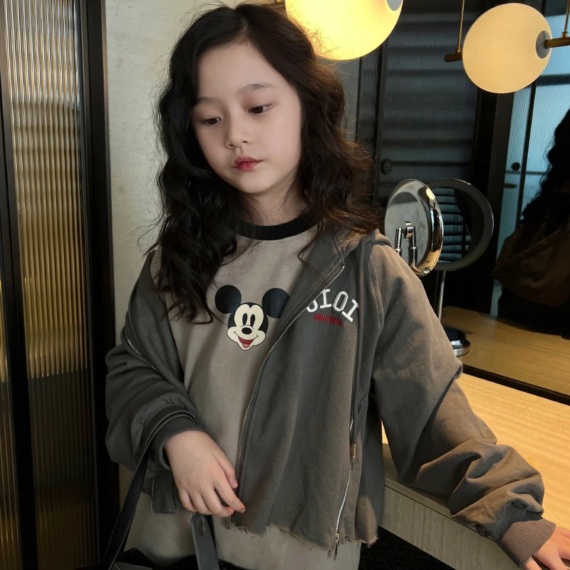 复古拉链卫衣外套 23q031