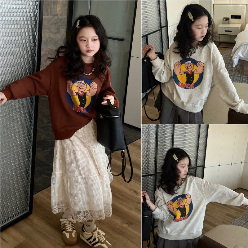 卡通印花卫衣 24c014