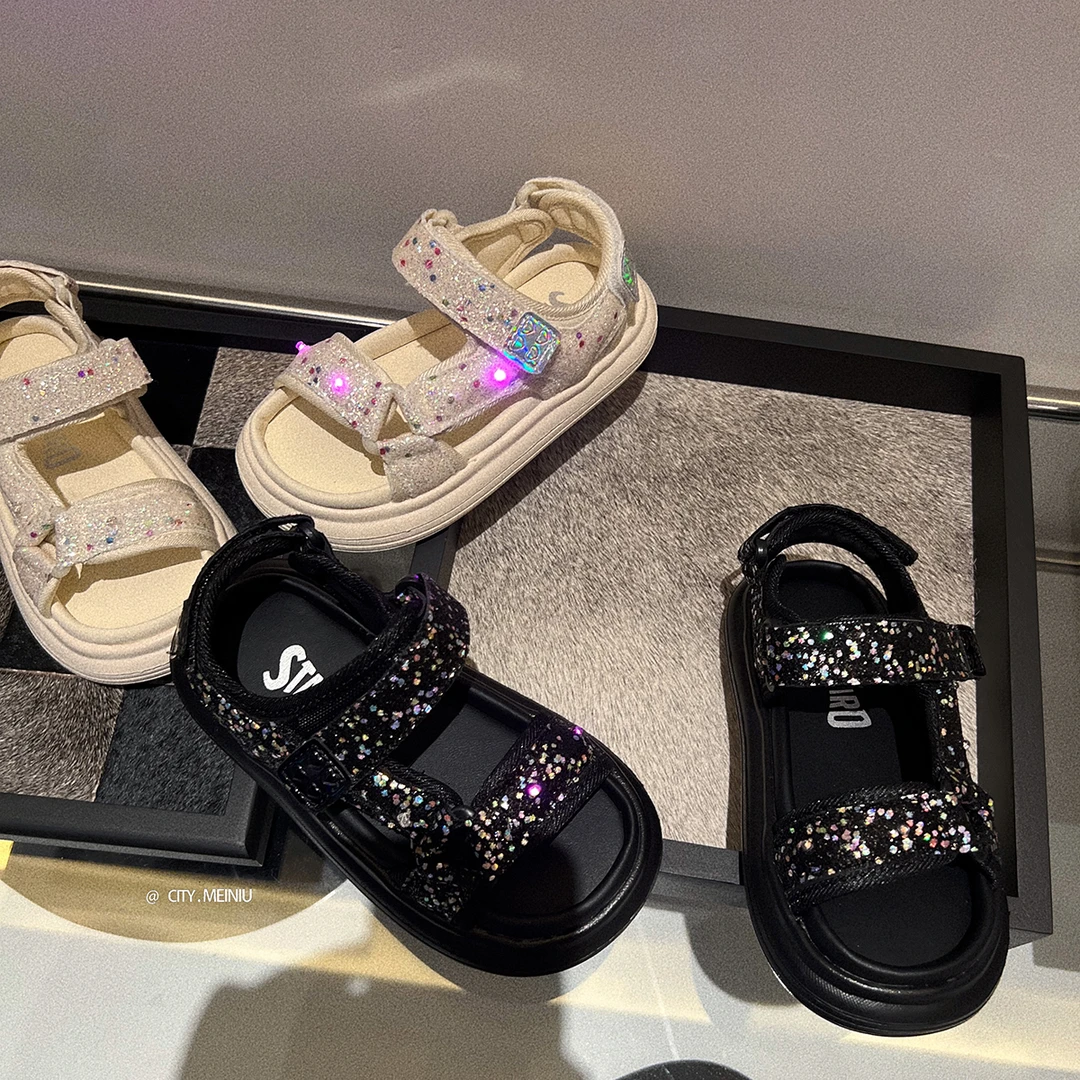 儿童水钻凉鞋 24x104