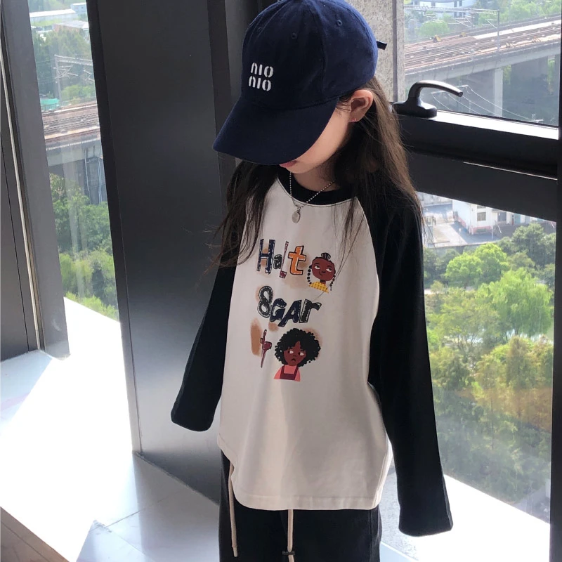 图案印花T恤 24q075