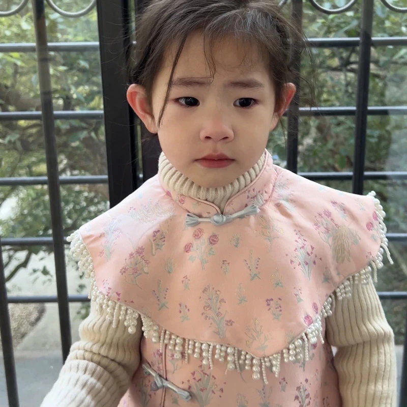 串珠夹棉背心裙 23d159