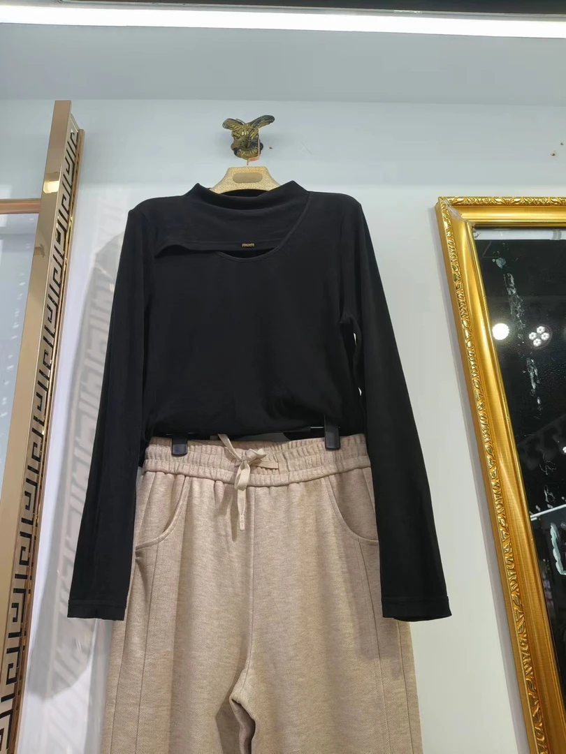 2024新款秋季毛衣开衫外套打底衫衣裳上衣套头衫时尚潮流舒适女装