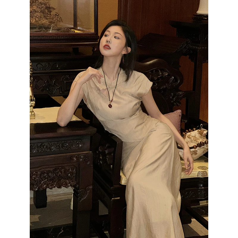 三十佳 新中式禅意衬衫套装 FHAG23SQ0037
