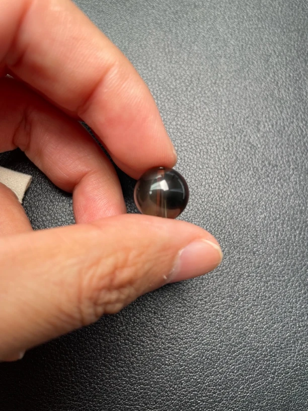 天然茶水晶珠子发货