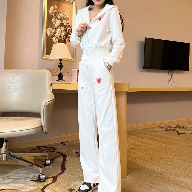 9691-A-8-7-1    休闲运动套装女新款时尚洋气欧货漂亮卫衣两件套