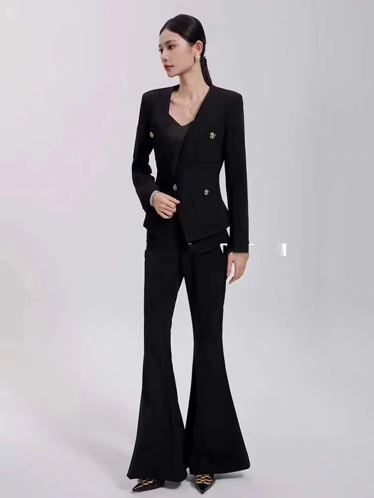 5808-G-4-3-2新款女装气质显瘦优雅小香风女新款秋季女外套设计师