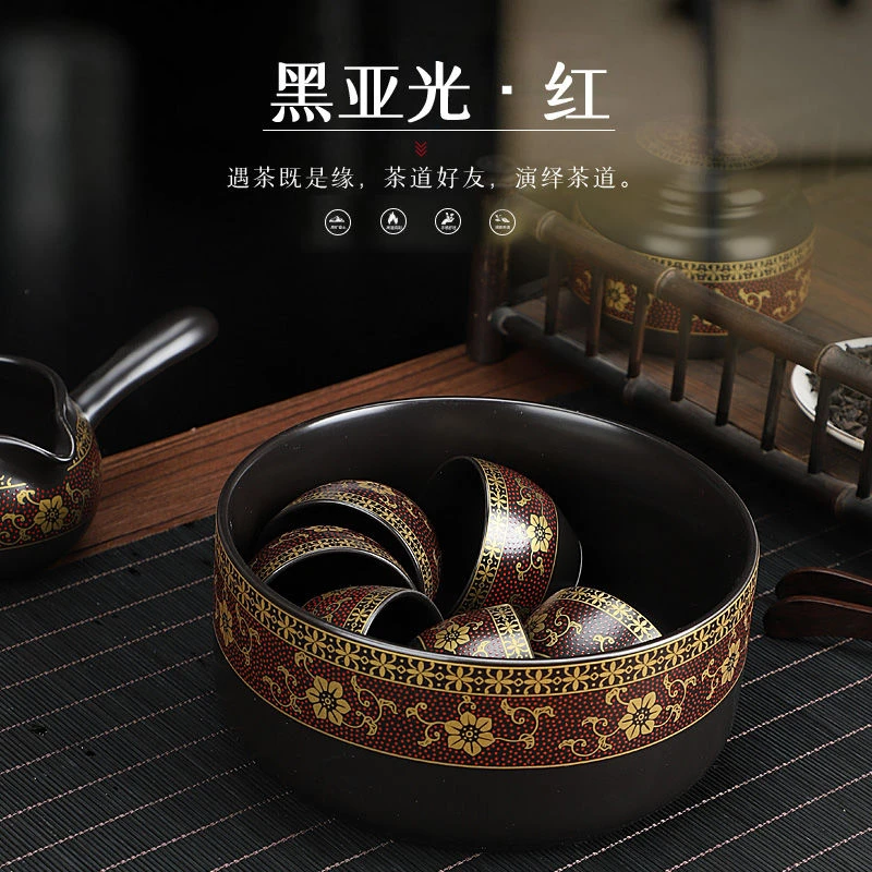 茶洗大号家用功夫茶具配件笔洗陶瓷水洗茶道零配件收纳碗水盂茶杯
