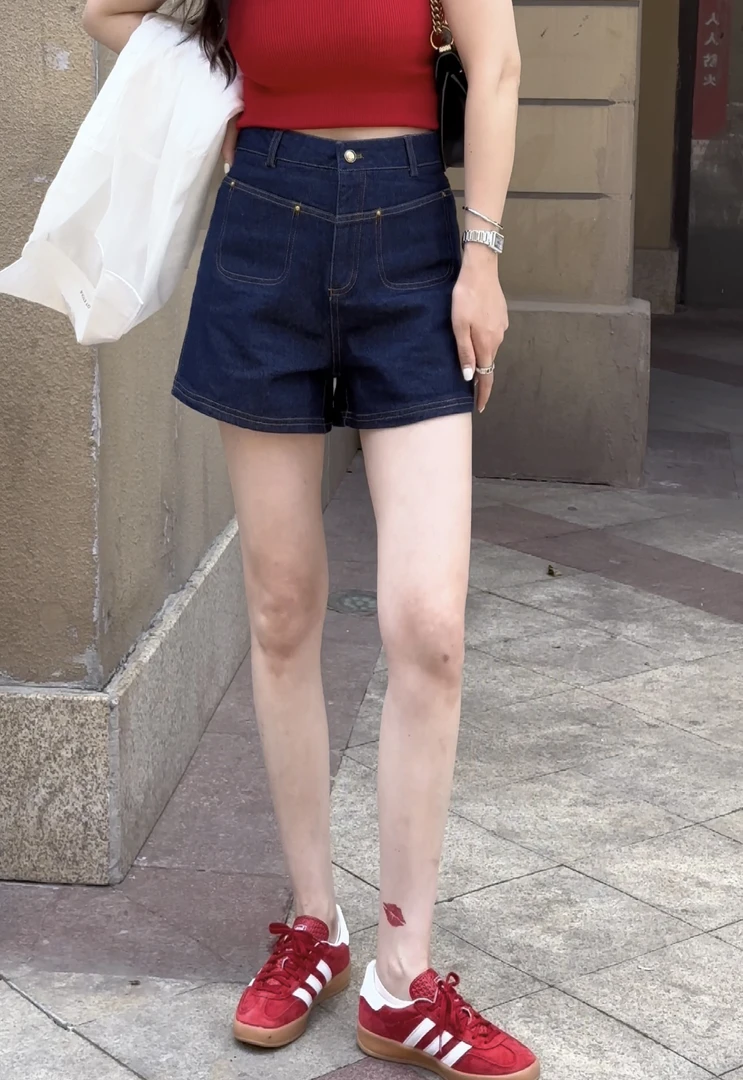 CHANGMEILI 常美丽韩牛仔短裤