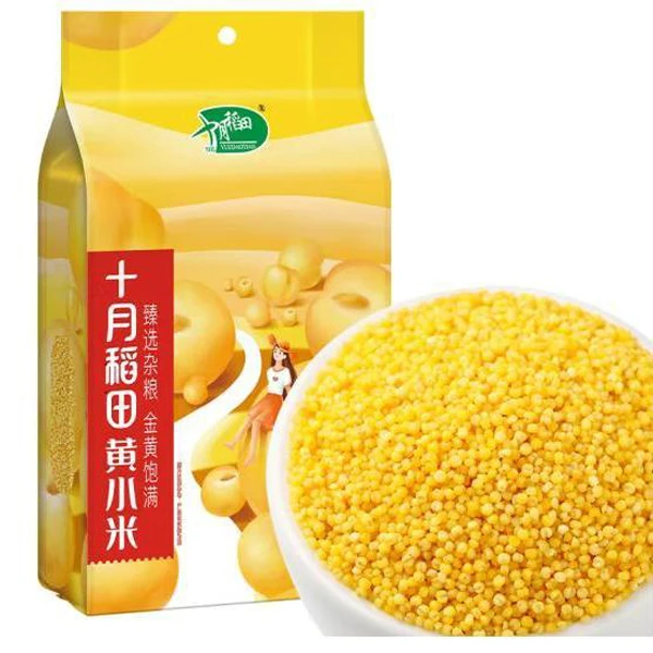 十月稻田 黄小米 1kg(小米粥 五谷杂粮 小黄米 米饭伴侣 粥米)