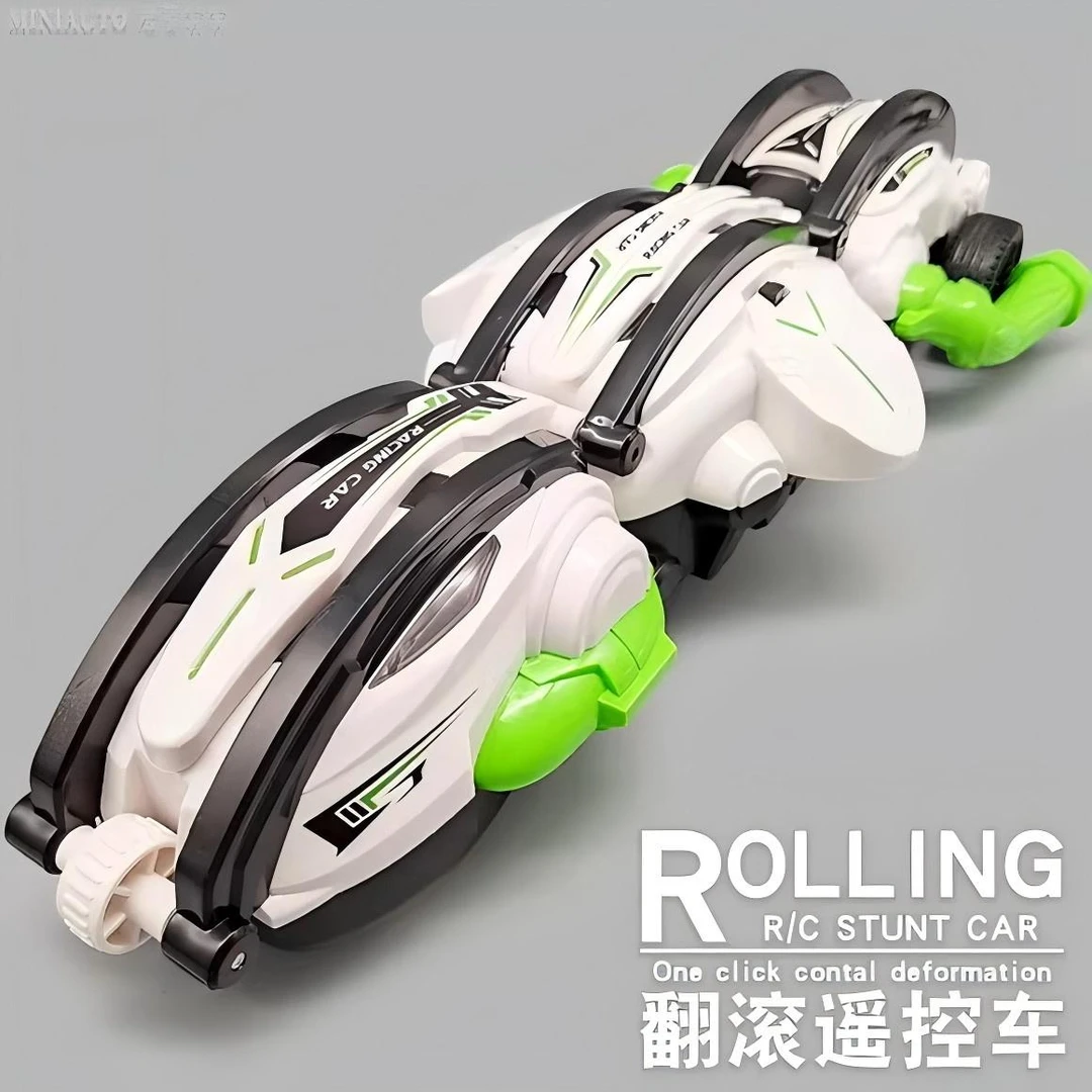 竞速精美遥控特技翻滚变形龙甲车模型礼物儿童玩具高品质炫酷变速