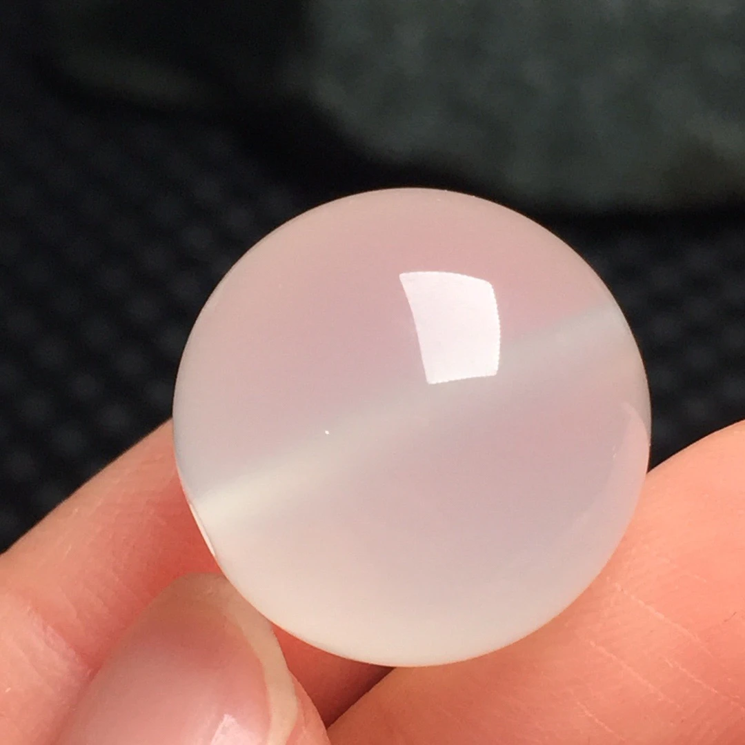 天然精品荔枝冻玛瑙18mm圆珠单珠配珠料子细腻搭配多宝吊坠项链