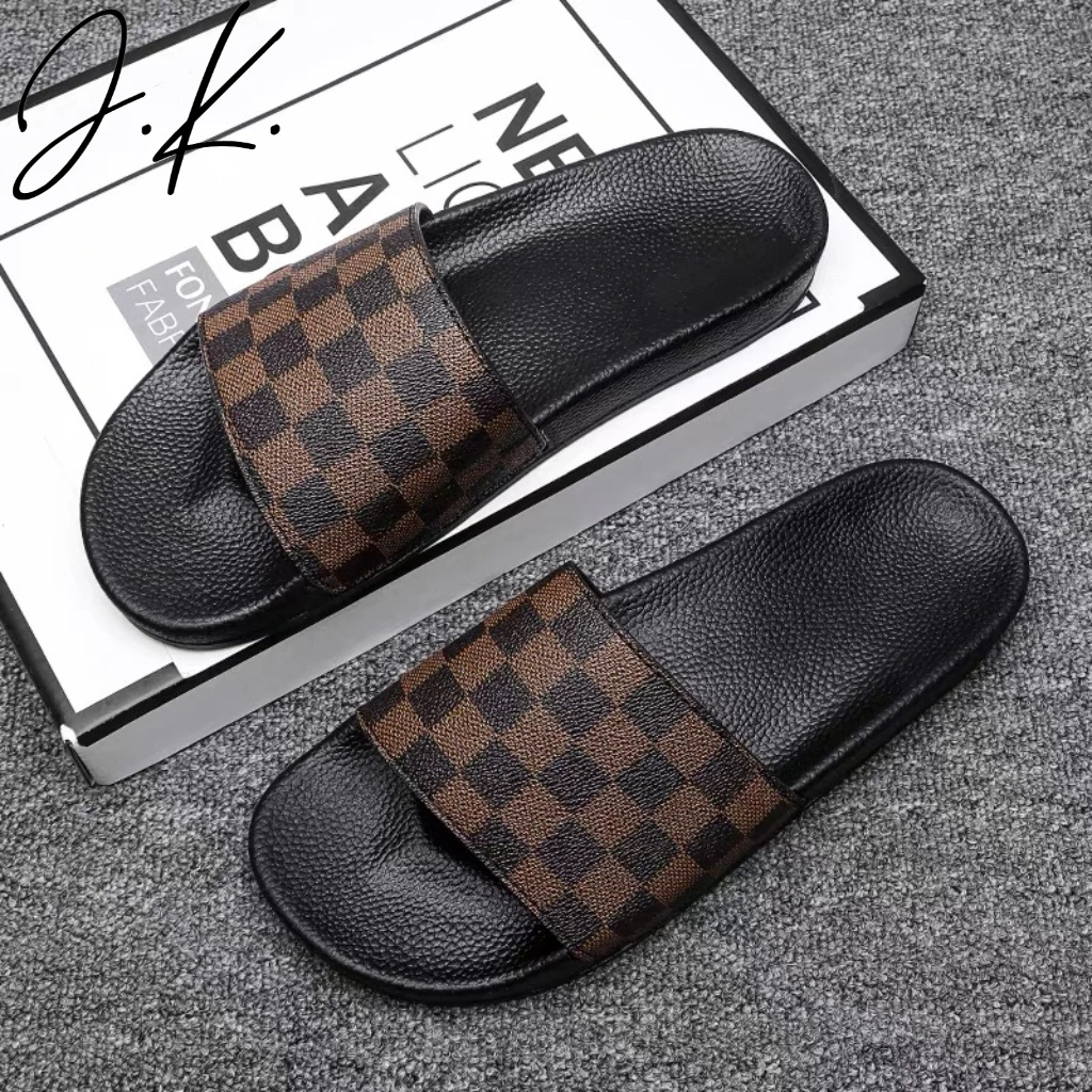 欧洲站拖鞋男高档夏季外穿男士防滑防臭软底休闲百搭室外一字凉拖