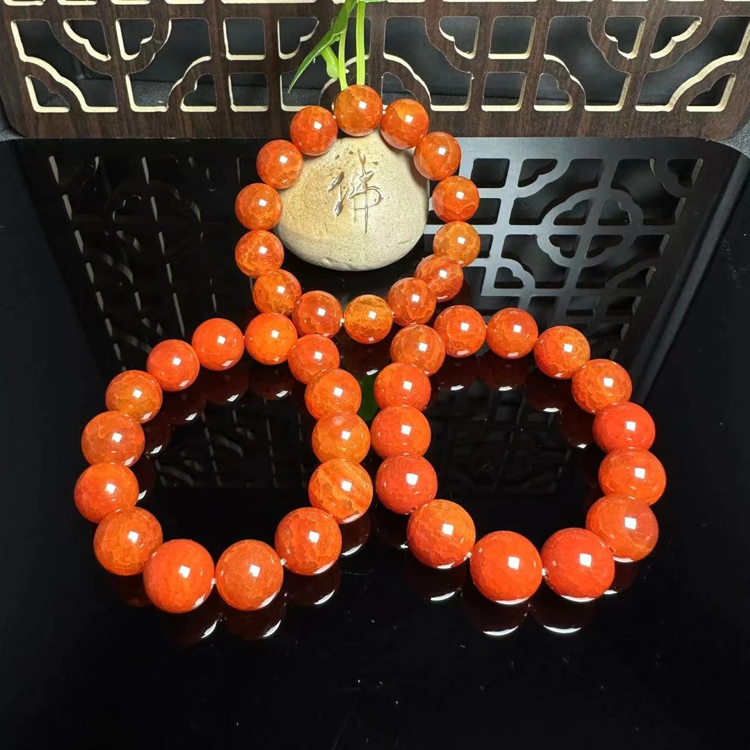 S1259【福嘟嘟】地宫龙王血红玛瑙手串-卡14左右-多样性只发一件