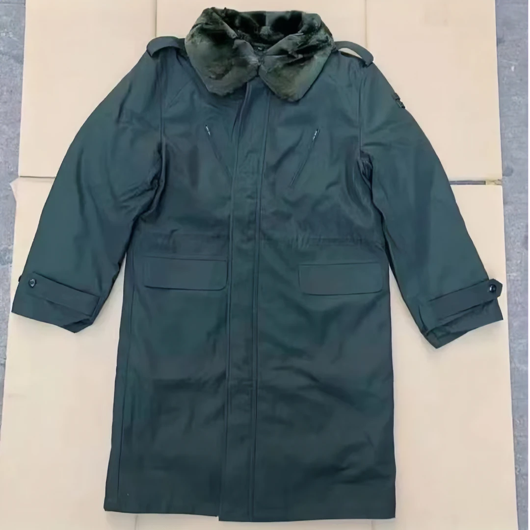 松枝绿寒区棉服大衣冬季防寒防寒保暖正品加厚保暖棉大衣长款棉袄