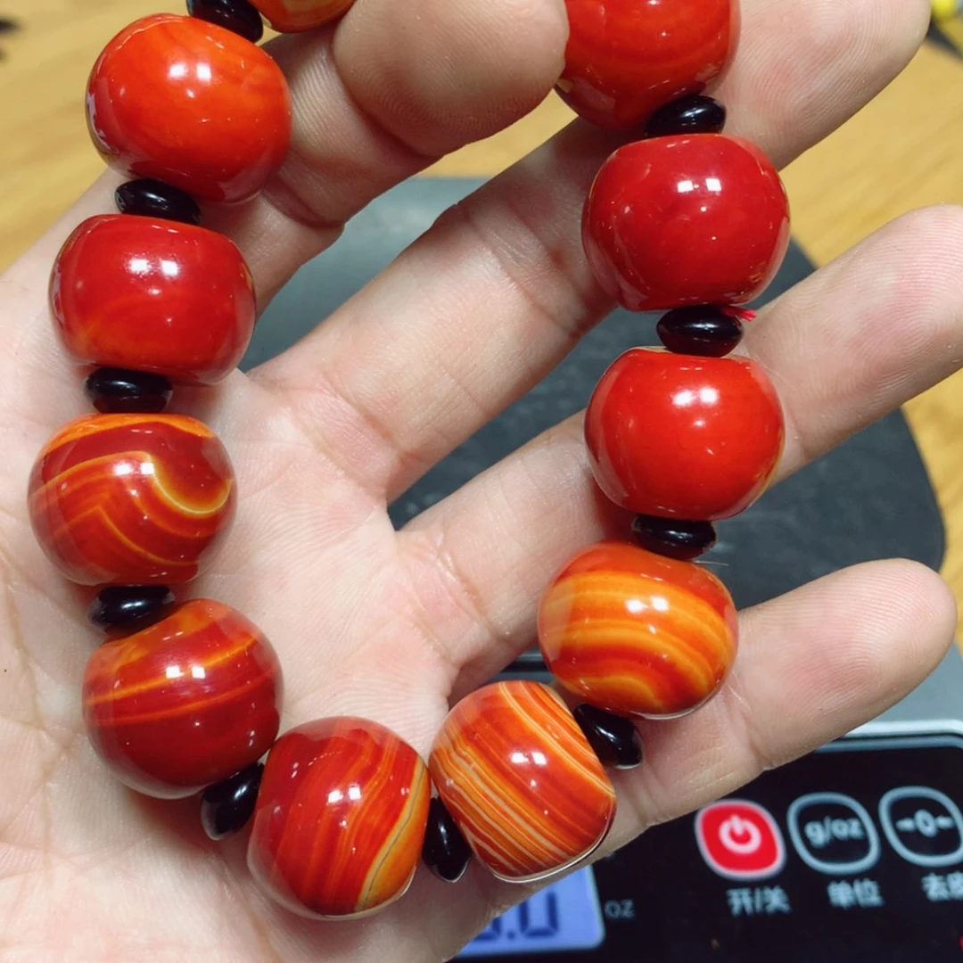【闪购商品】玛瑙/玉髓手链未镶嵌查**色