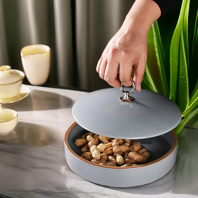 -五大窑大号哥绿存茶密封罐白茶普洱茶饼罐茶叶包装收纳盒