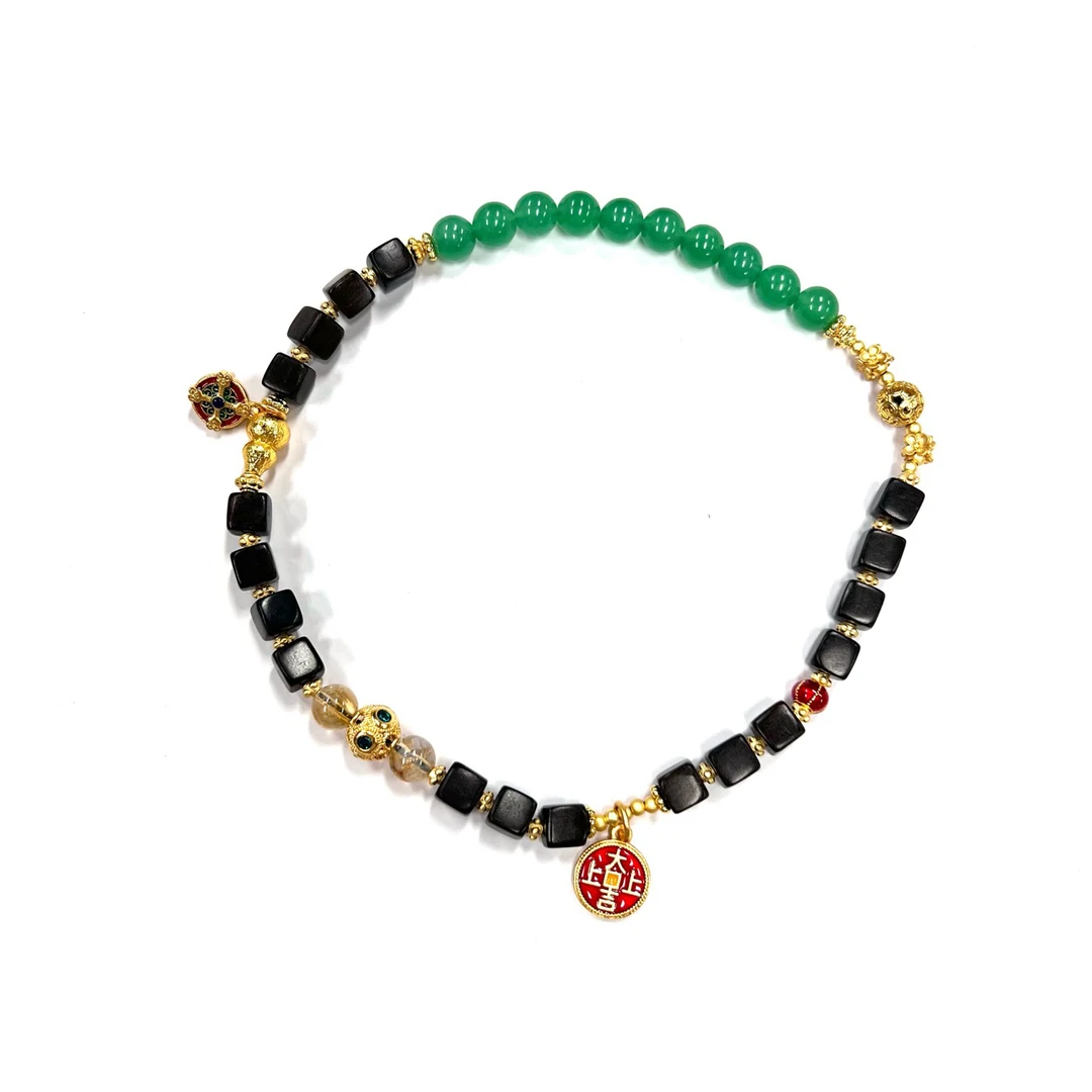 合金手链 「Richer」灰灰-10318448东陵香香木吉签手链