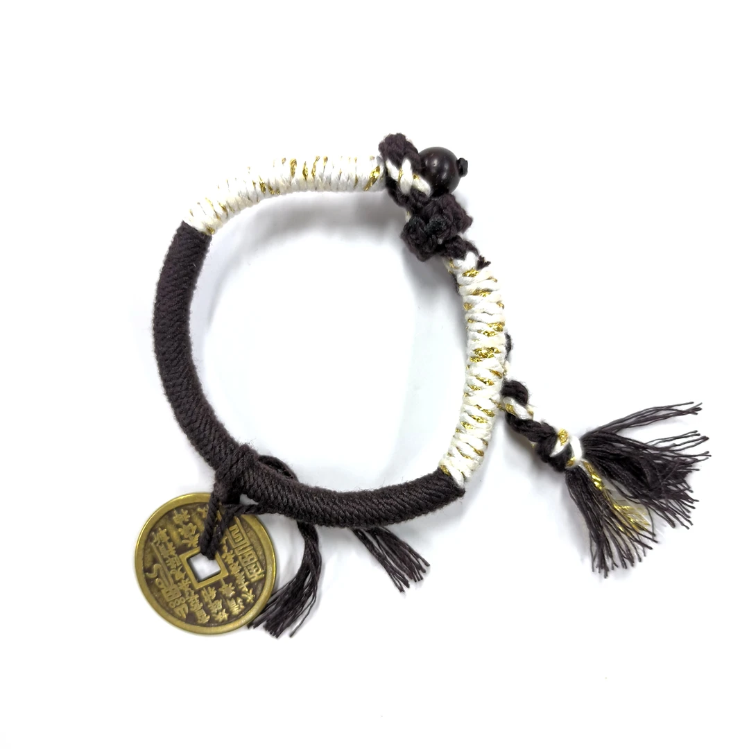 合金手链 「Richer」灰灰-10288691黑咖色山鬼花钱手绳