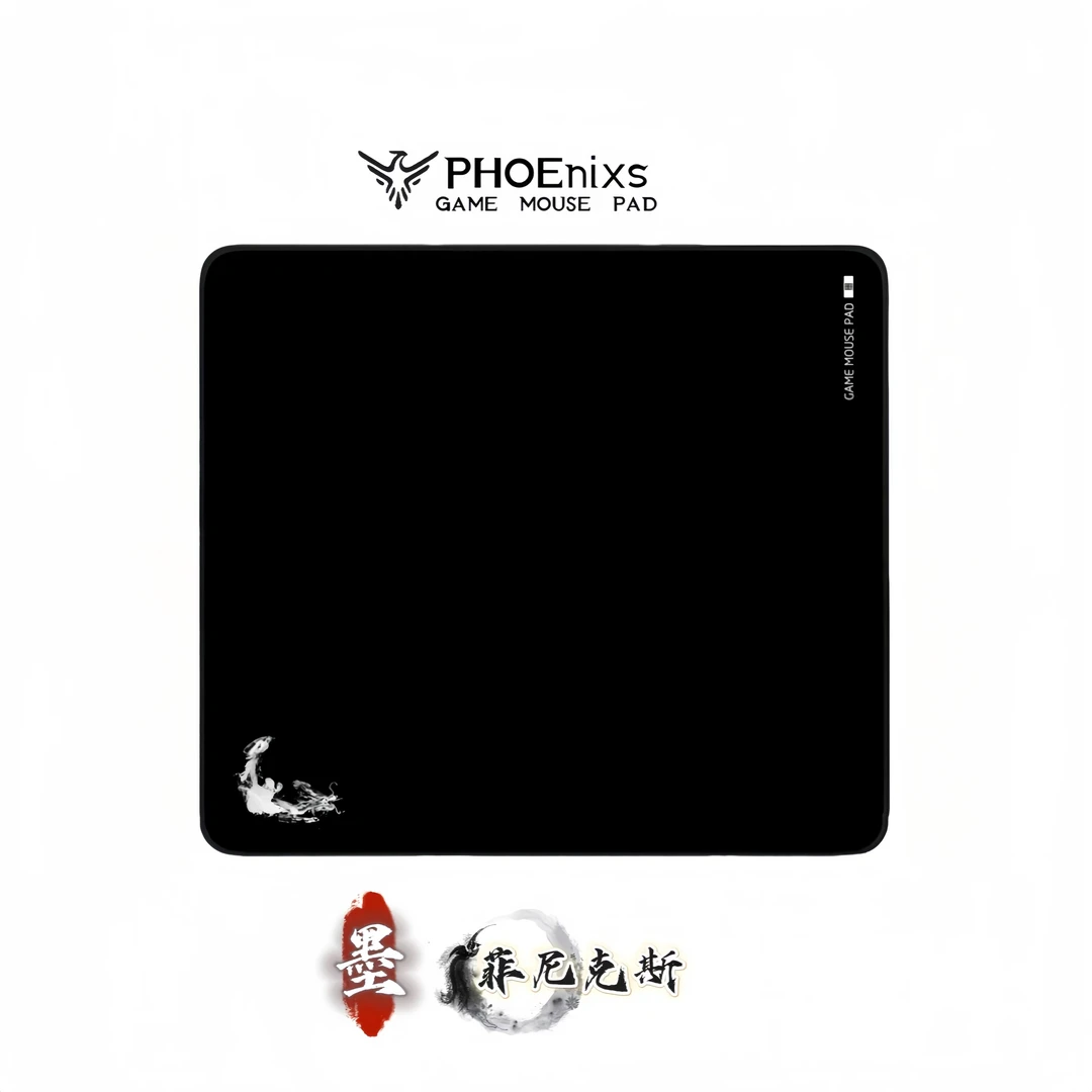 PHOEnixs二代【墨】细面防水黑色电竞鼠标垫cs2瓦洛兰特游戏垫