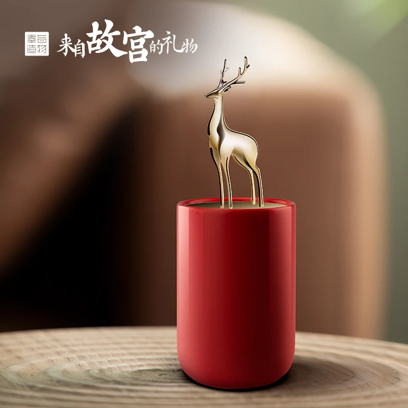 奉旨造物 福鹿生花创意果插水果叉果签创意礼品