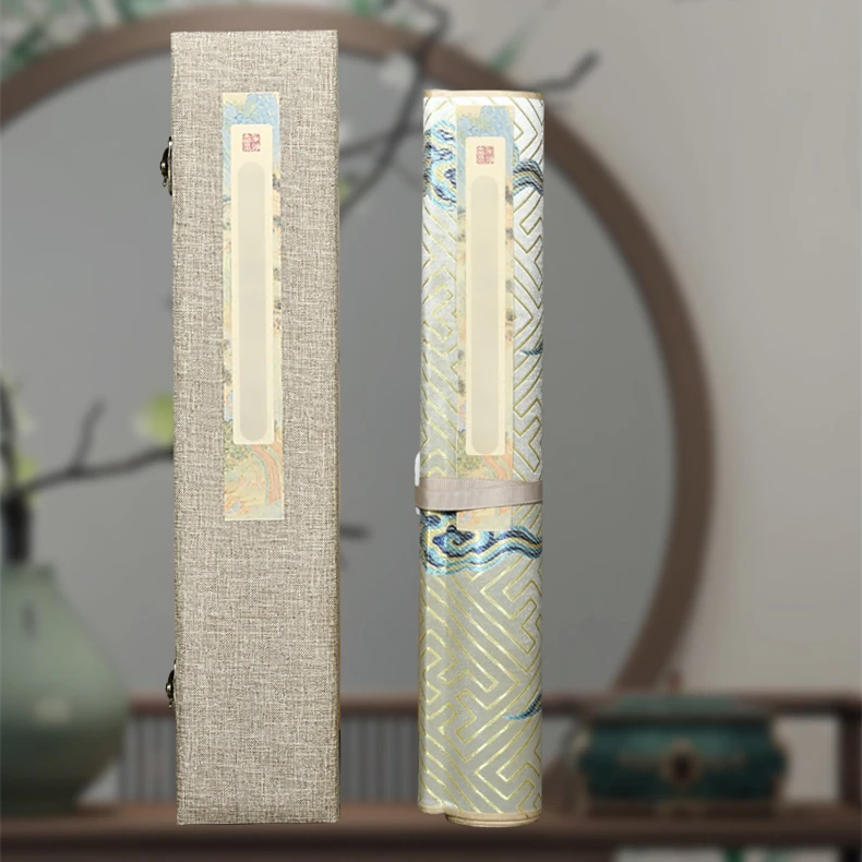 萱雅斋卷轴临摹描红字帖抄写手卷书法字体小楷毛笔描红免装裱画轴