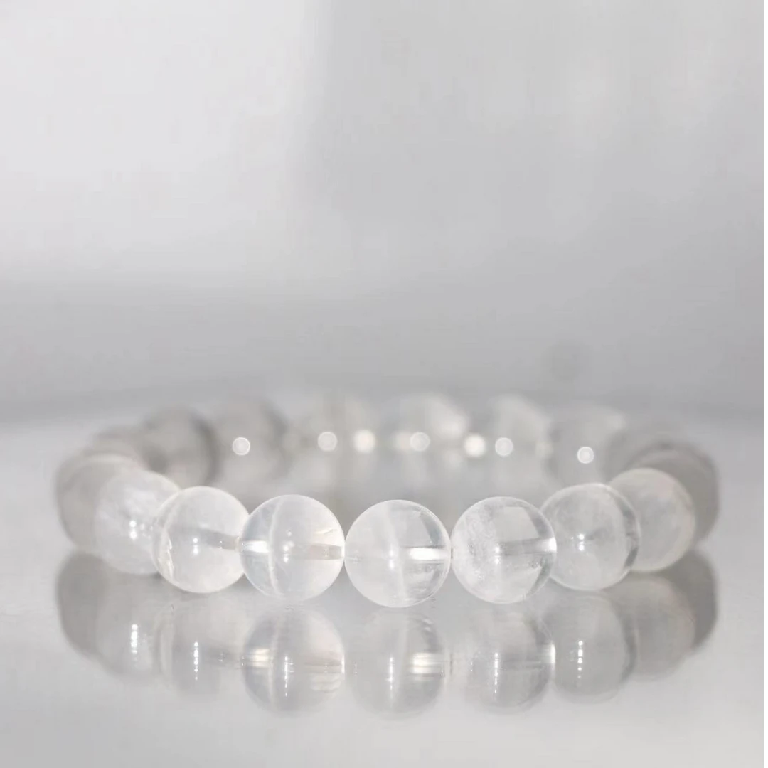 巴西新矿千层山半盆白幽灵水晶手串C8002-尺寸可选-多样性发一