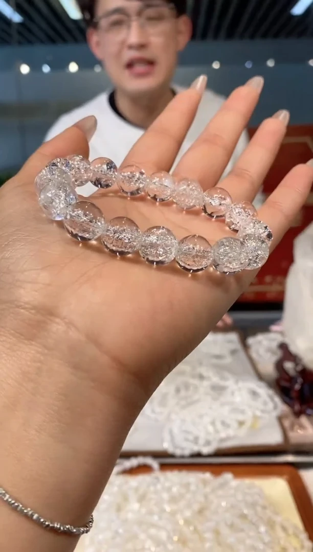 【闪购商品】水晶手串未镶嵌白阿赛12m+