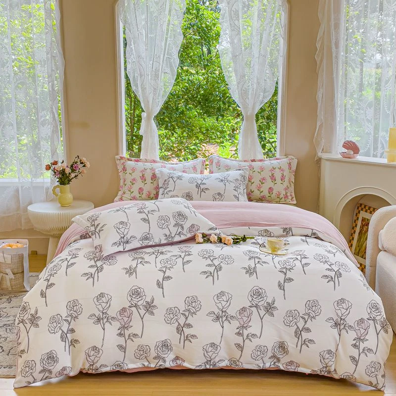 轻奢高端牛奶绒加厚床上四件套冬季牛奶宝宝绒床品法兰绒被套床单