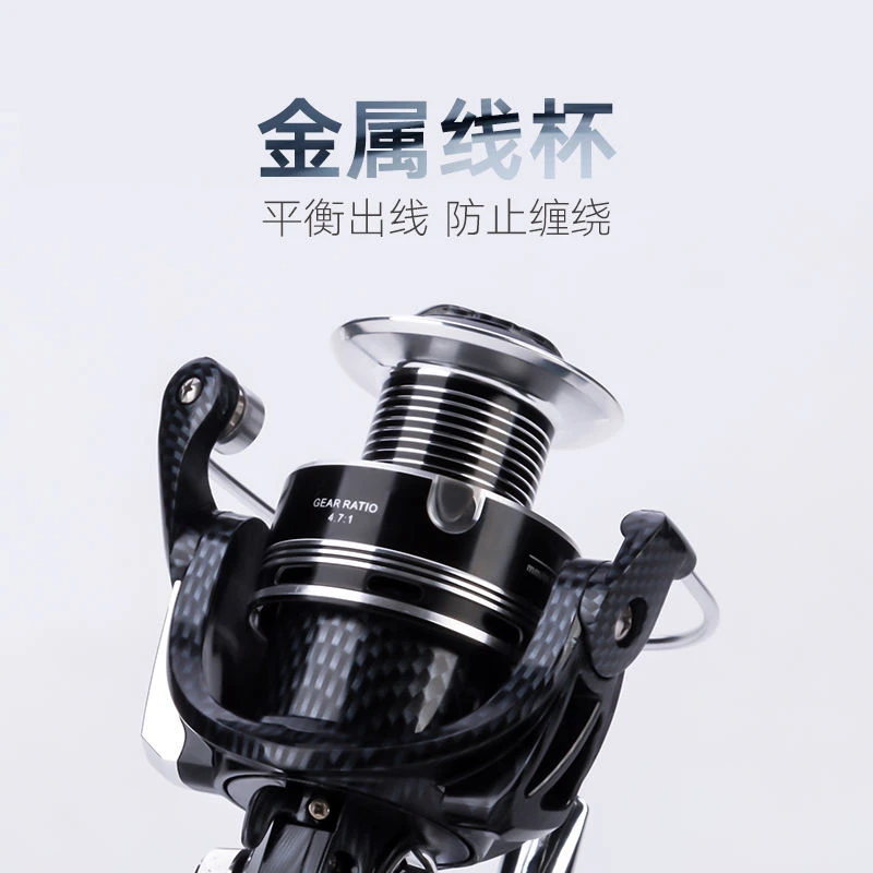 渔轮全金属不锈钢轴承海竿轮无间隙远投轮抛杆轮纺车轮鱼轮路亚