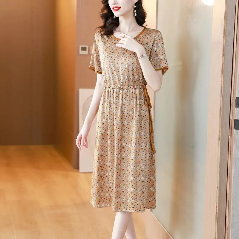 连衣裙圆领女士夏季捡漏