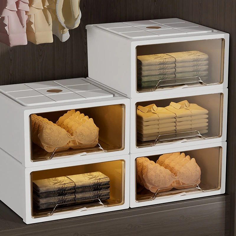 【47*35*30】单个装毛衣抽屉式收纳箱透明衣柜换季衣物储物柜子收纳