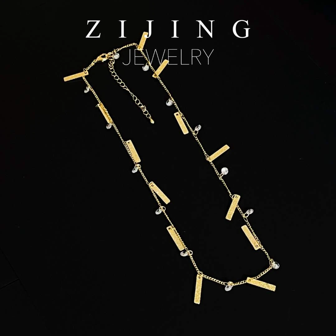 铜合金项链 CC4003 高定轻奢 项链38+6CM