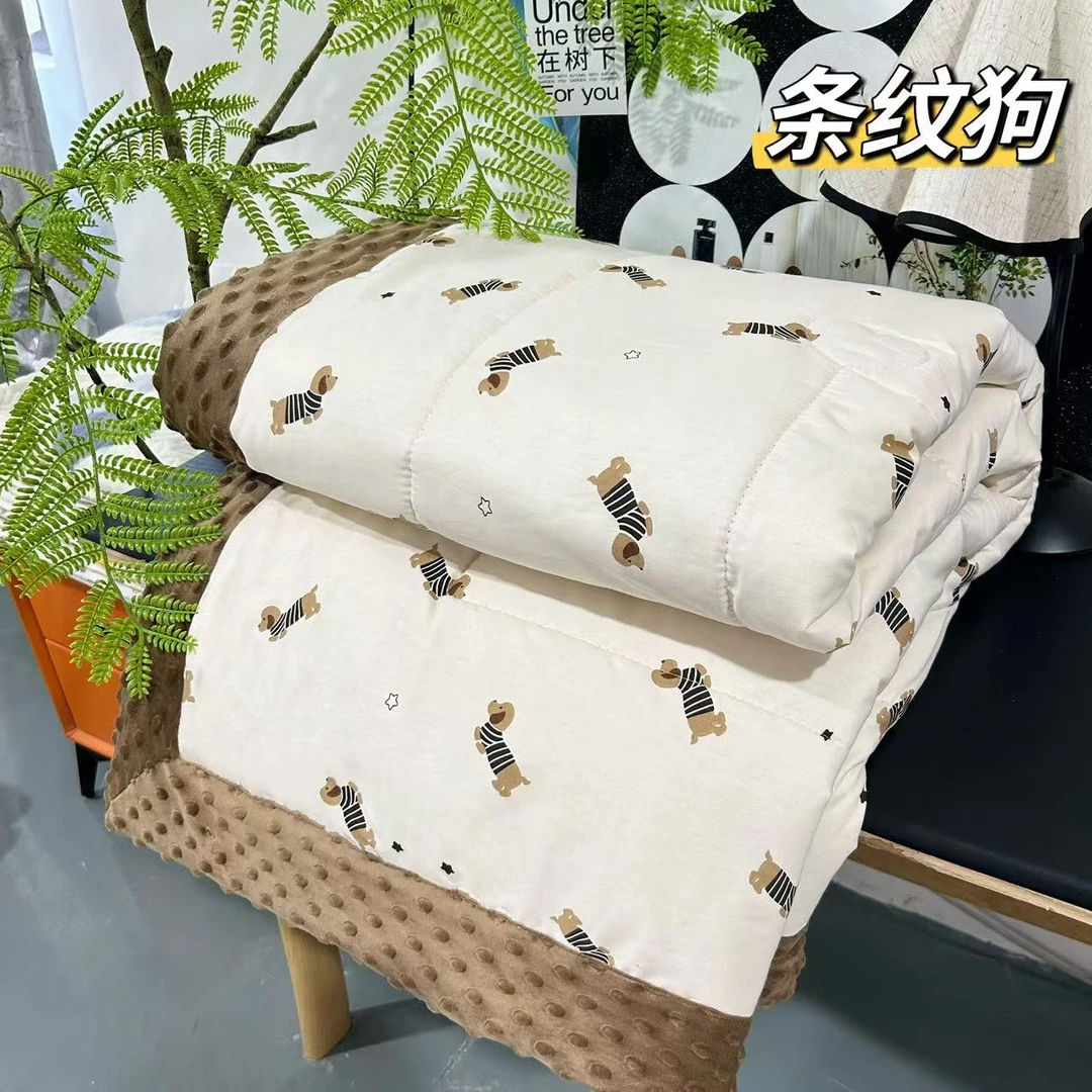 【畅姐专属】纯棉单人豆豆被1.5×2米（4斤左右）单人春秋被大豆被