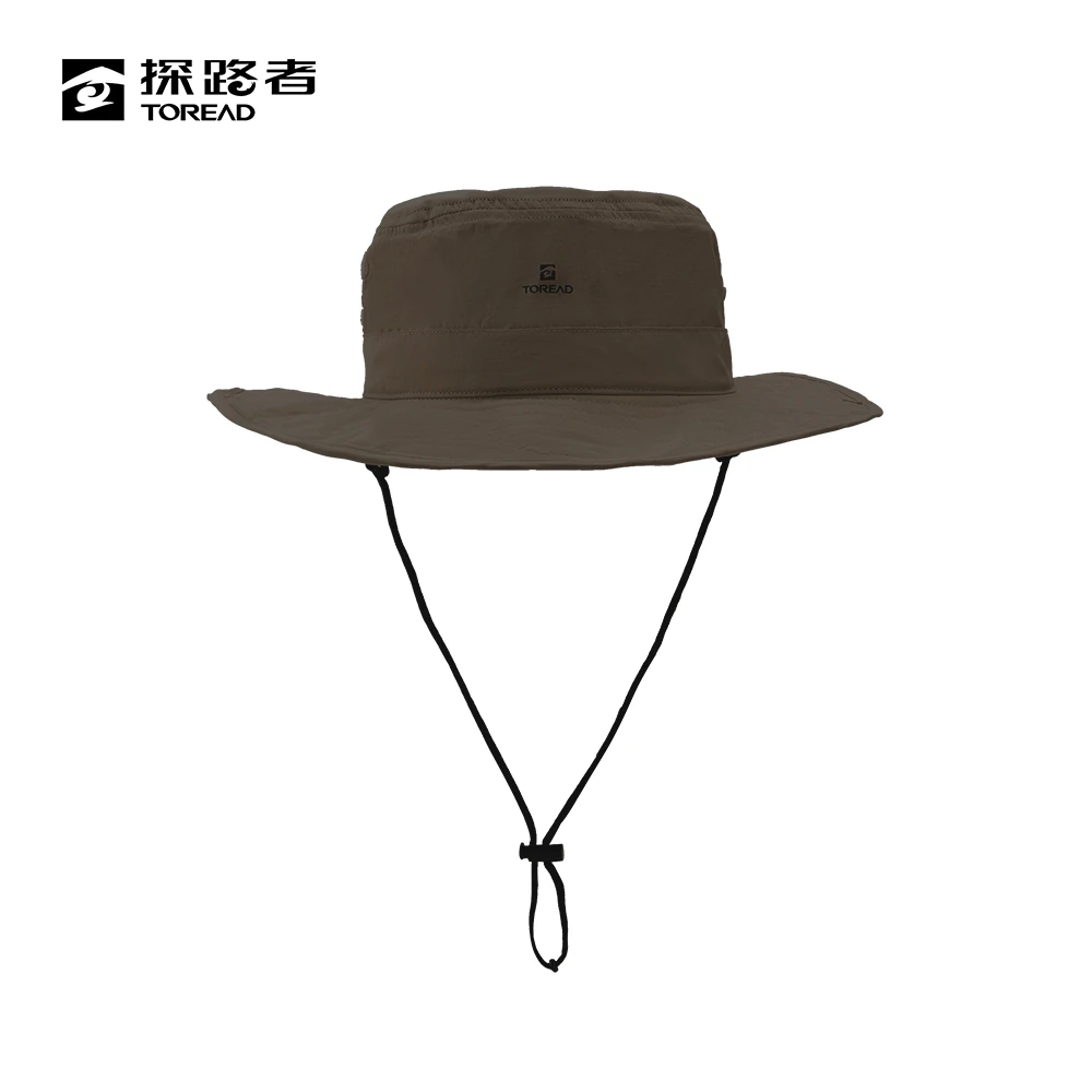探路者户外情侣遮阳防晒渔夫帽速干垂钓徒步休闲帽TELLBM80792