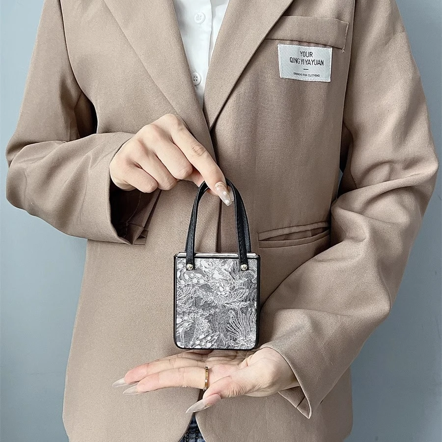 适用于华为p50  pocket 2折叠屏手机壳高级感刺绣国风手提保护套