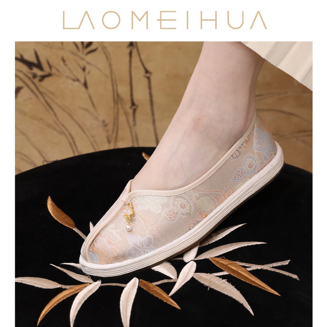 【金风玉露】老美华女士女款千层底新款布鞋汉服鞋手工鞋软底透气