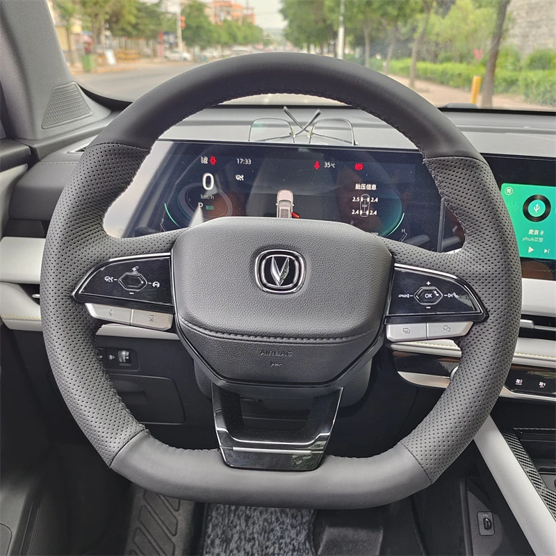 2023款长安逸动plus欧尚Z6unit二代逸动plus锐程专用手缝方向盘套